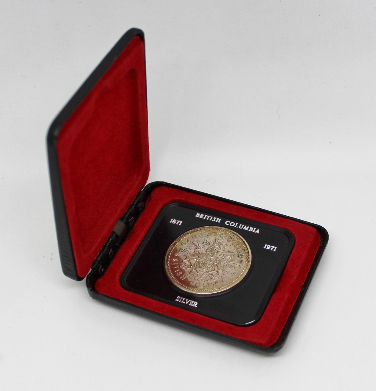 1971 Canada British Columbia Centennial Silver Dollar
