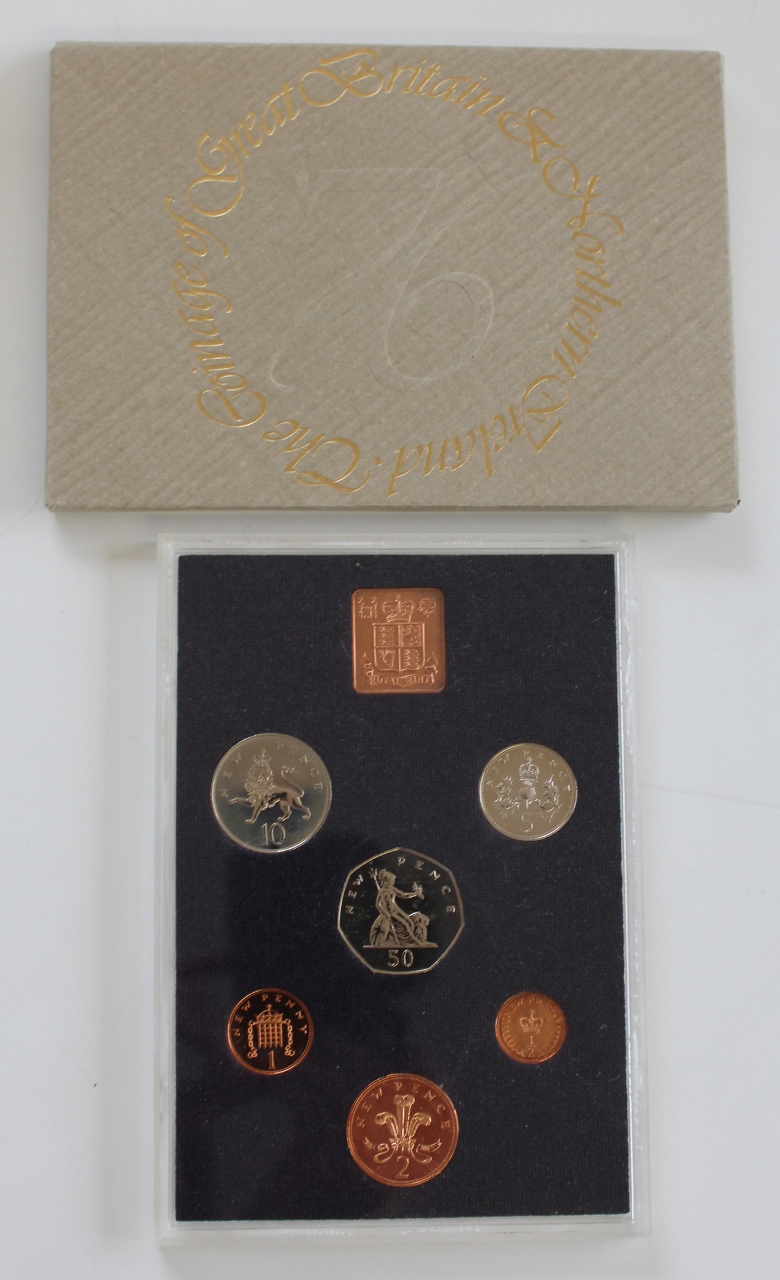 1976 Coinage of Great Britain and Northern Ireland Proof Coin Set