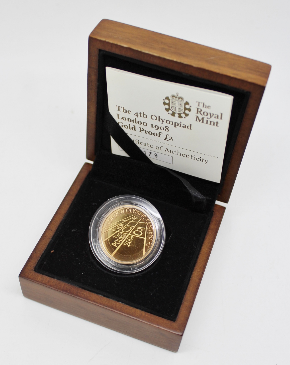 Royal Mint 2008 Gold Proof £2 Coin - The 4 Olympiad London 1908