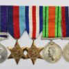 General Service Medal (Clasp - Palestine) and WW2 Medal Group of Five - Pte. A. Campbell, Border Regiment