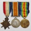 WW1 1914-15 Star Medal Trio - Pte. J.F. Day, Royal Army Medical Corps