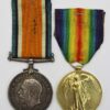 WW1 British War & Victory Medal Pair - Gnr. W. Ring, Royal Artillery
