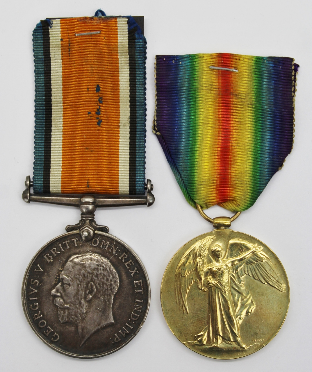 WW1 British War & Victory Medal Pair - Gnr. W. Ring, Royal Artillery