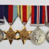 General Service Medal (Clasp - Palestine), WW2 and LS&GC Medal Group of Five - Cpl. A. Bullous, Royal Sussex Regiment & R.E.M.E.