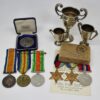 Cusa Family Father & Son WW1 and WW2 Medal Group
