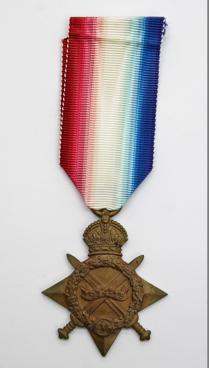 WW1 1914-15 Star - Pte. V. Woolcott, 8th Bn. King's Own Yorkshire Light Infantry