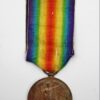 WW1 Victory Medal - Cpl. H. Meadows, Royal Artillery - Wounded