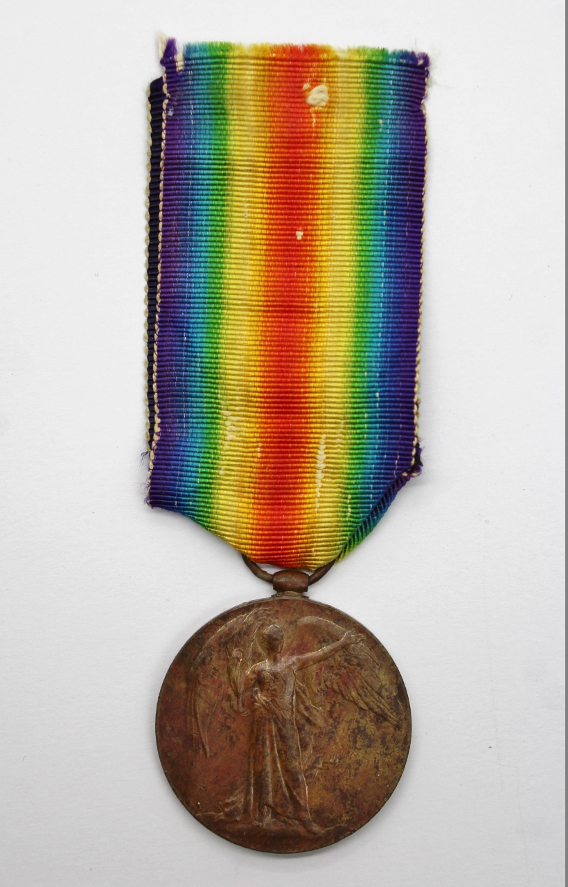 WW1 Victory Medal - Cpl. H. Meadows, Royal Artillery - Wounded