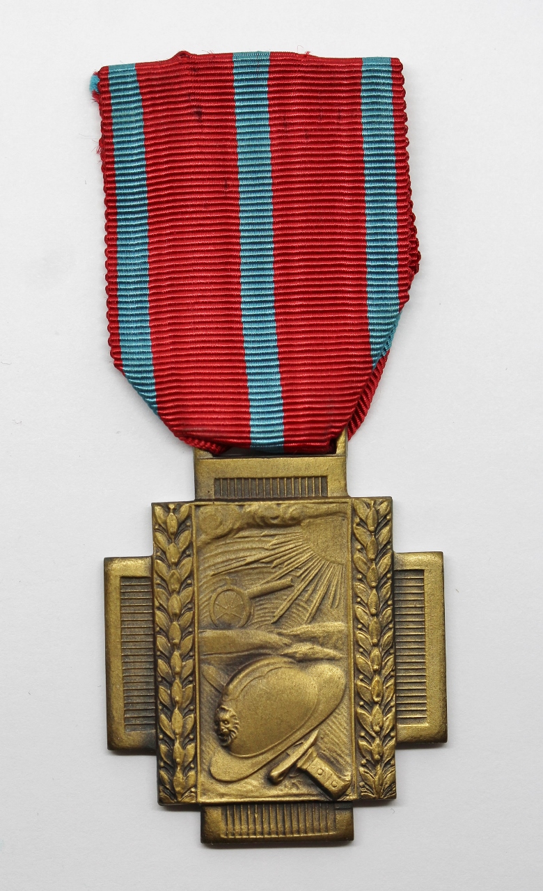 Belgium WW1 Fire Cross 1914-1918 (Type 1)