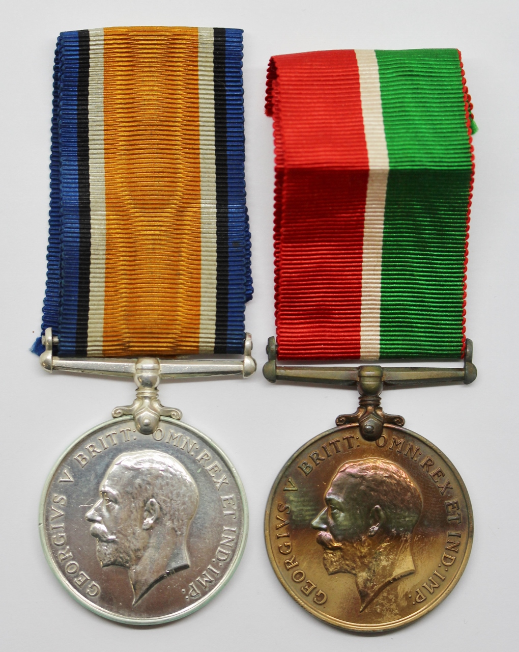 WW1 Mercantile Marine Medal Pair - Charles R. Powell
