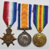 WW1 1914-15 Star Medal Trio - 2.A.M. / Cpl. J.C. West, Royal Flying Corps / Royal Air Force