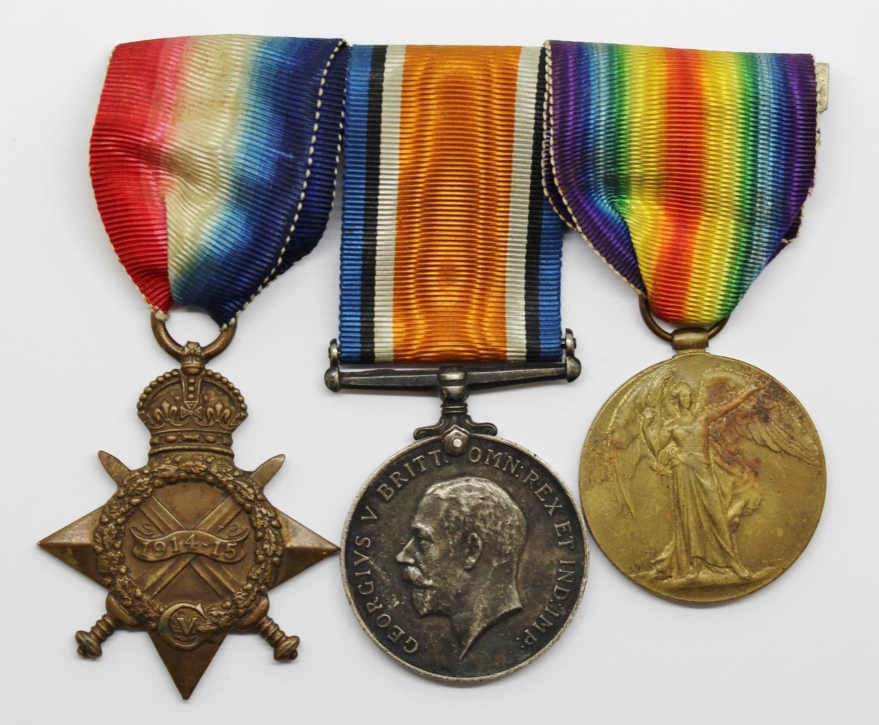 WW1 1914-15 Star Medal Trio - Pte. H. Parker, Connaught Rangers