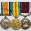 WW1 British War Medal, Victory Medal & Long Service & Good Conduct Medal Group - Pte. / Sjt. F.E. Kingston, 7th Hussars / 11th Hussars