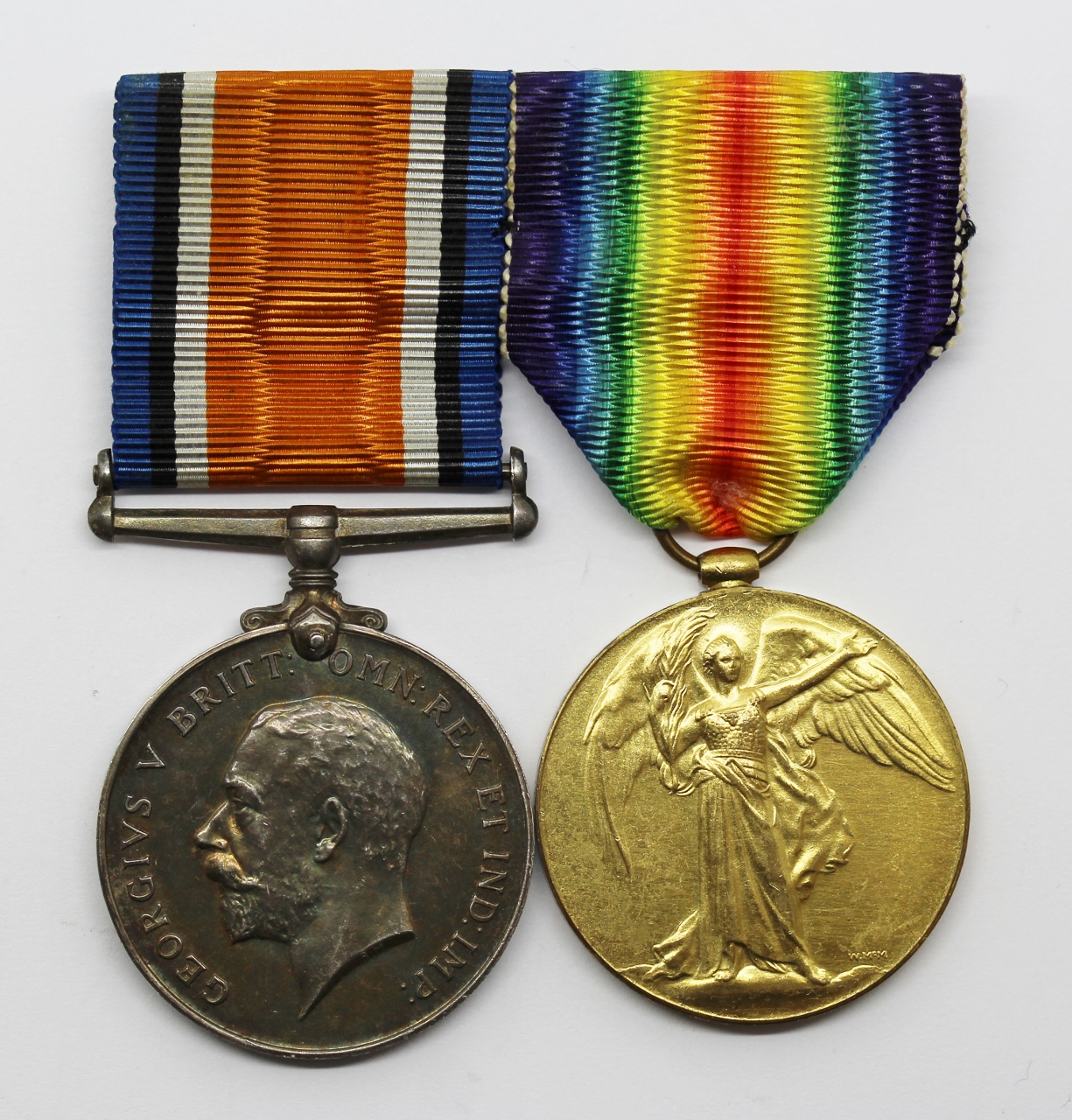 WW1 British War & Victory Medal Pair - Capt. W.S. Lonsdale, Royal Engineers