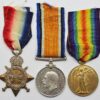 WW1 1914-15 Star Medal Trio - Pte. J. Rigby, 6th Bn. Loyal North Lancashire Regiment - Died of Wounds