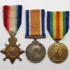 WW1 1914-15 Star, British War & Victory Medal Trio -Gnr. R.J. Parkinson, Royal Field Artillery (Welsh Division)