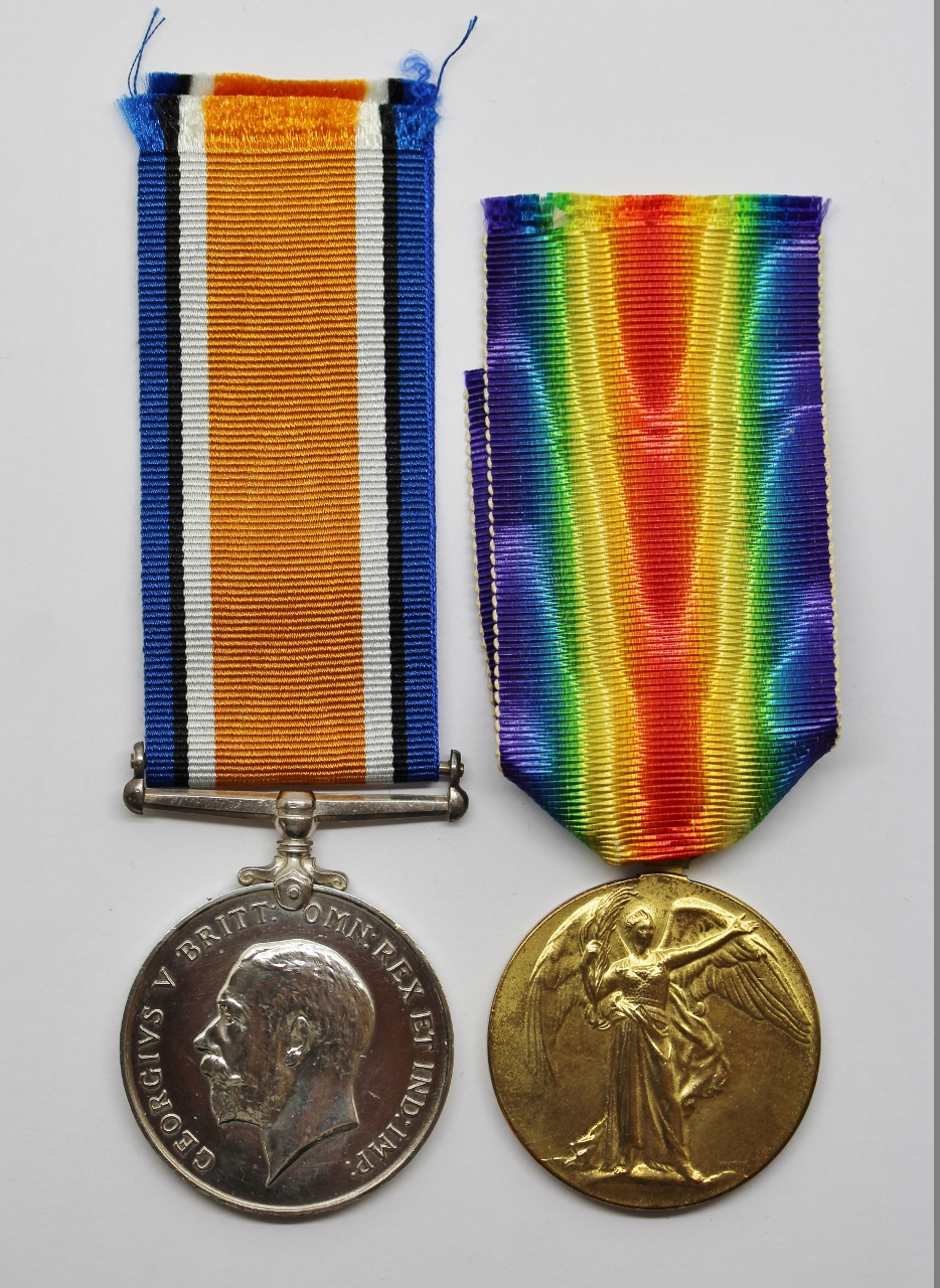 WW1 British War & Victory Medal Pair - Gnr A.C. Croft, Royal Artillery