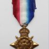 WW1 1914 Mons Star - Dvr. C. Taylor, Royal Field Artillery