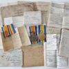 WW1 British War & Victory Medal Pair with Original Documents & Box of Issue - Pte. E.G. Colston, Royal Army Medical Corps