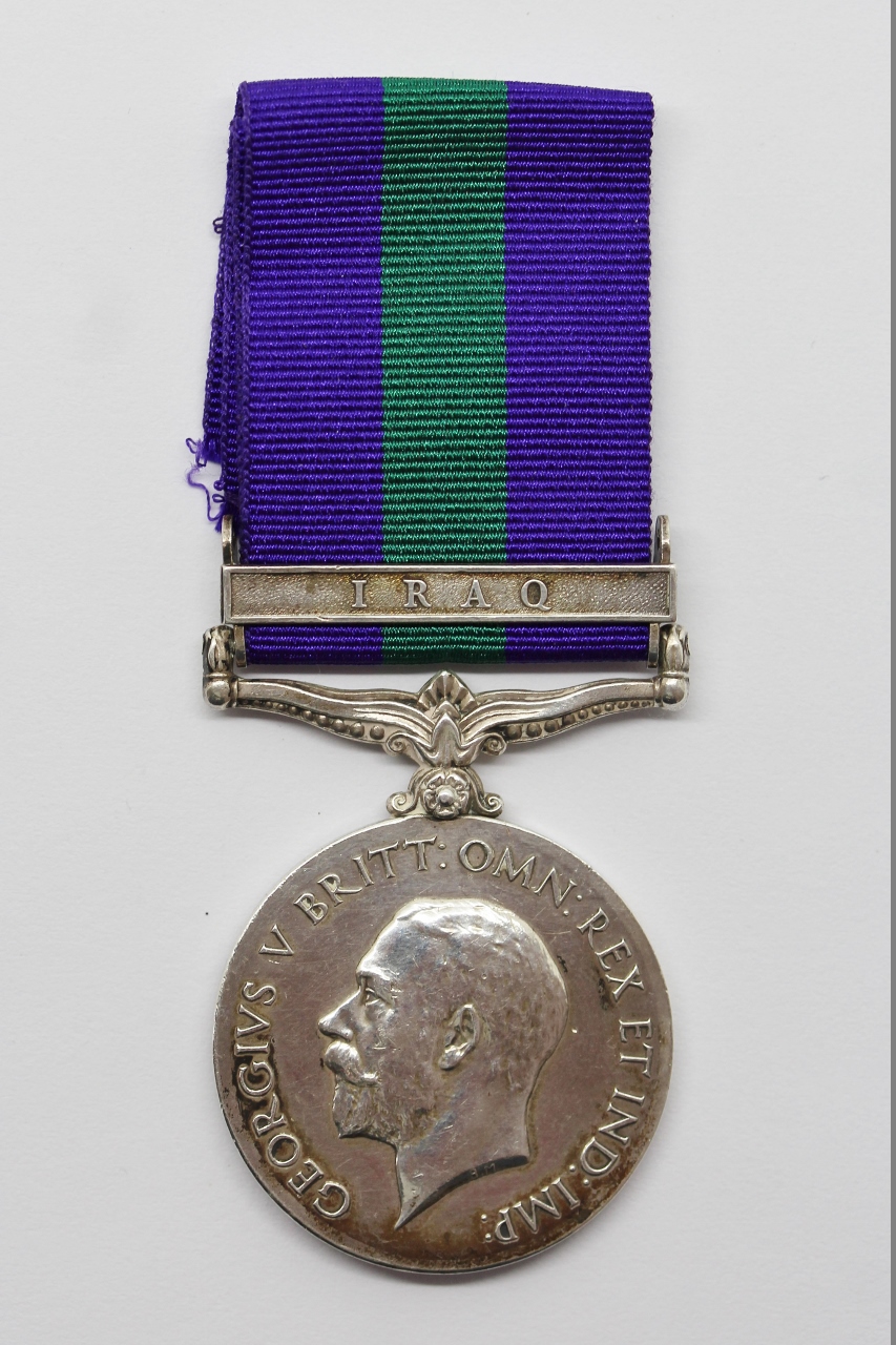 General Service Medal (Clasp - Iraq) - Pte. J. Appleby, East Yorkshire Regiment