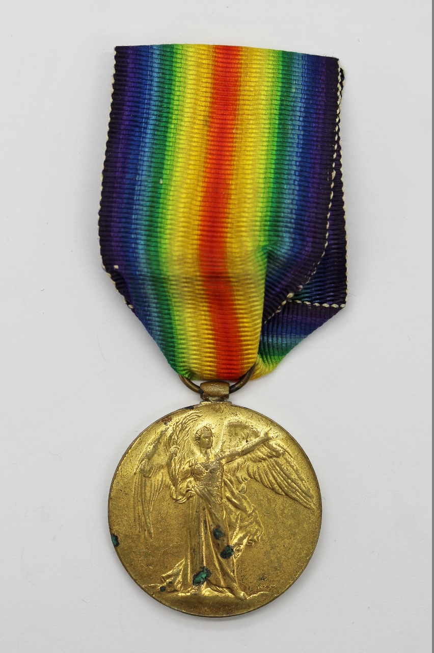 WW1 Victory Medal - Pte. J. Watson, Lanarkshire Yeomanry - Killed In Action (Gallipoli)