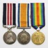 WW1 Military Medal, British War & Victory Medal Group of Three - Cpl. S.T. Harrison, Grenadier Guards
