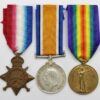WW1 1914-15 Star Medal Trio - Sjt. J.H. Lewin, Royal Army Medical Corps