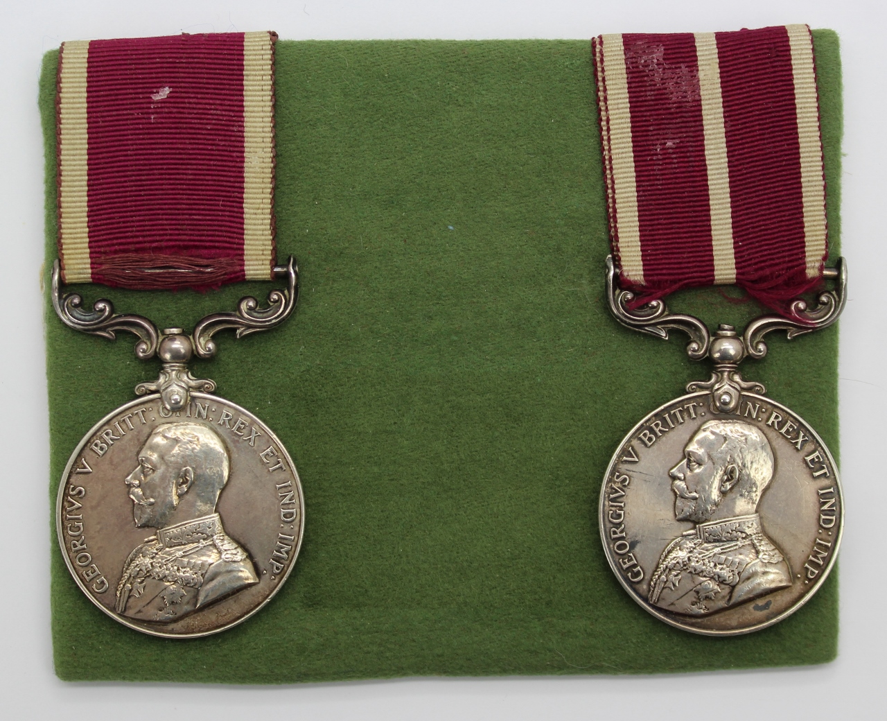 George V Long Service & Good Conduct Medal and Meritorious Service Medal - Q.M. Sjt. (O.R.S.) T.H. Bennent, 4th Bn. West Yorkshire Regiment