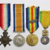 WW1 1914-15 Star Medal Trio (M.I.D.) and Medaille Militaire - Q.M. & Lieut. G. Carroll, 1/3rd E. Lancs. Fd. Amb. Royal Army Medical Corps (Gallipoli)
