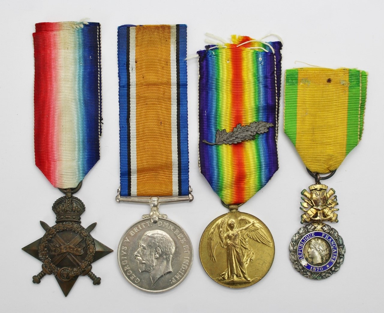 WW1 1914-15 Star Medal Trio (M.I.D.) and Medaille Militaire - Q.M. & Lieut. G. Carroll, 1/3rd E. Lancs. Fd. Amb. Royal Army Medical Corps (Gallipoli)