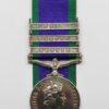 Campaign Service Medal (Clasps - Borneo, Radfan, Malay Peninsula) - Mne. P. McGough, Royal Marines