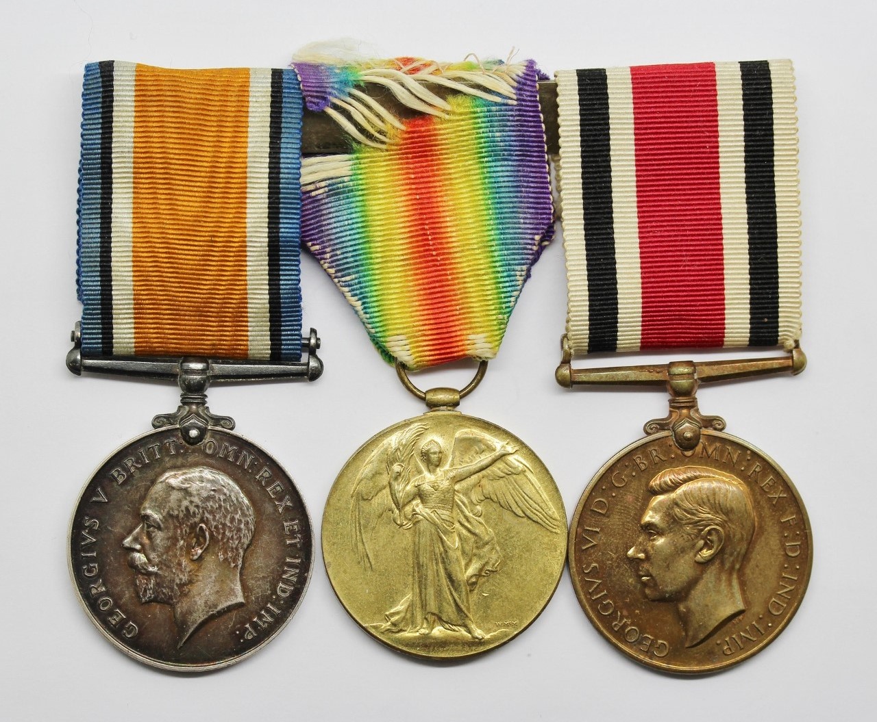 WW1 British War Medal, Victory Medal & Special Constabulary Long Service Medal Group - Pte. T. Longhurst, Machine Gun Corps