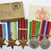 WW2 Royal Naval Medal Group in Box of Issue - Unattributed
