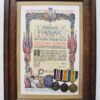 WW1 Military Medal, British War & Victory Medal Group with MM Certificate from Borough of Salford - Cpl. F. Hogan, Loyal North Lancashire Regiment & Cheshire Regiment