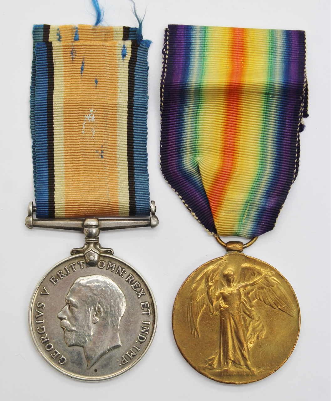 WW1 British War & Victory Medal Pair - Pte. A. Jenkins, Grenadier Guards - Killed In Action