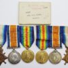 WW1 Casualty Medal Group to Clark Brothers - Lincolnshire Regiment