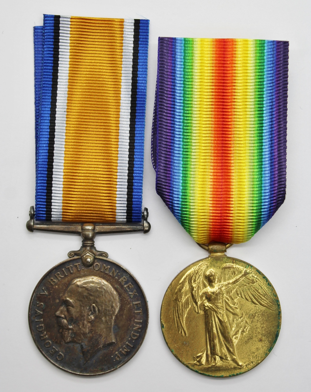 WW1 British War & Victory Medal Pair - Dvr. T.C. Lenanton, Royal Artillery