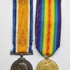 WW1 British War & Victory Medal Pair - Pte. J. O'Shea, Royal Dublin Fusiliers