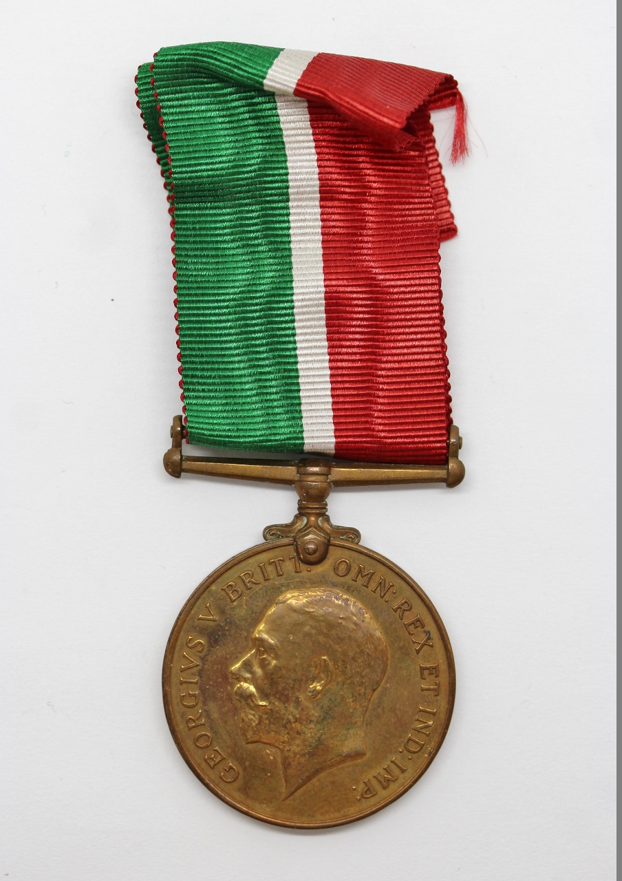 WW1 Mercantile Marine War Medal 1914-18 - Leonard S. Harraden