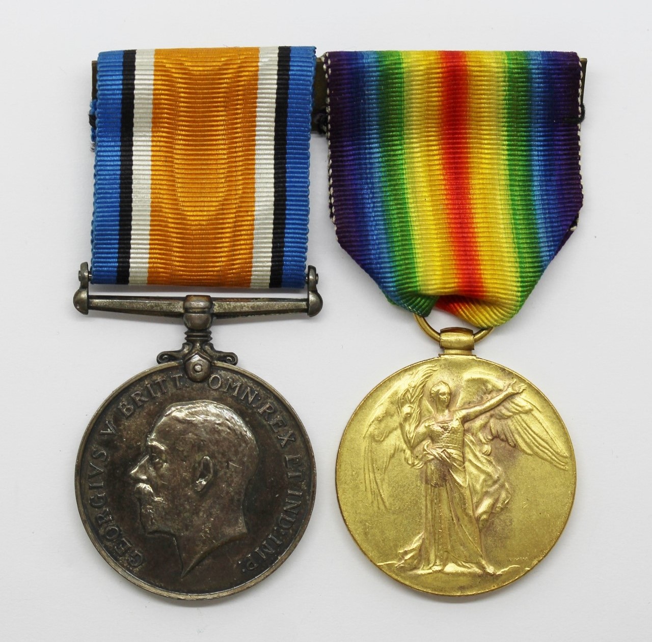 WW1 British War & Victory Medal Pair - Pte. A. Smith, 5th Canadian Infantry - Twice Wounded
