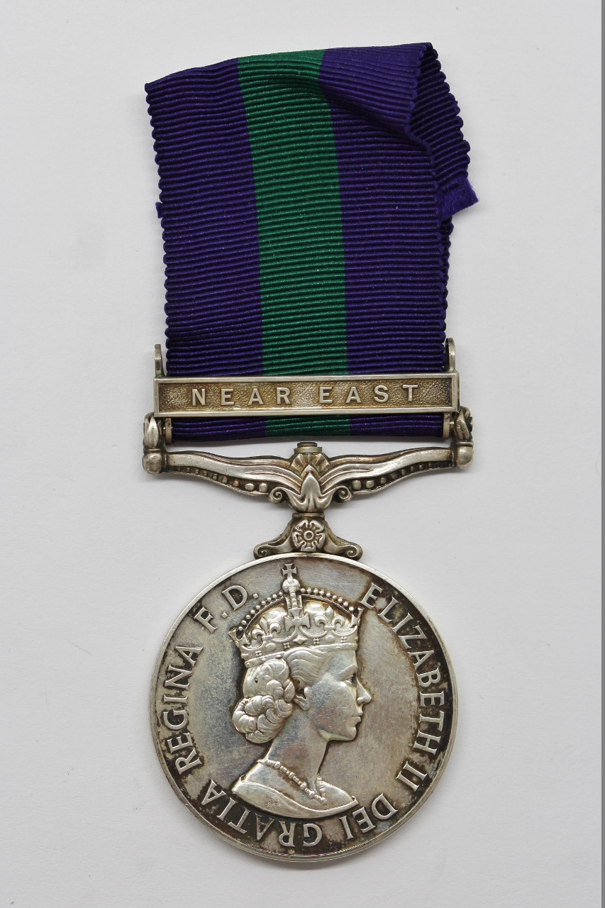 General Service Medal (Clasp - Near East) - Pte. A. McColl, York & Lancaster Regiment