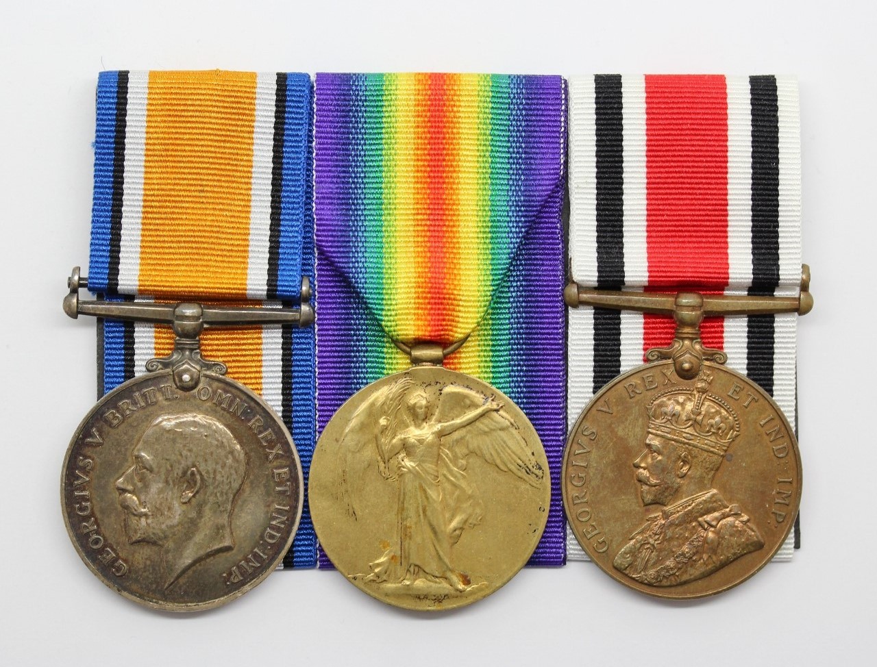 WW1 British War Medal, Victory Medal and Special Constabulary Long Service Medal Group - Gnr A.F. Monelle, Royal Garrison Artillery