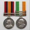 Queen's South Africa (Clasp - Cape Colony) and King's South Africa (Clasps - South Africa 1901, South Africa 1902) Medal Pair - Captain / Major R.R. Fielden, Loyal North Lancashire Regiment