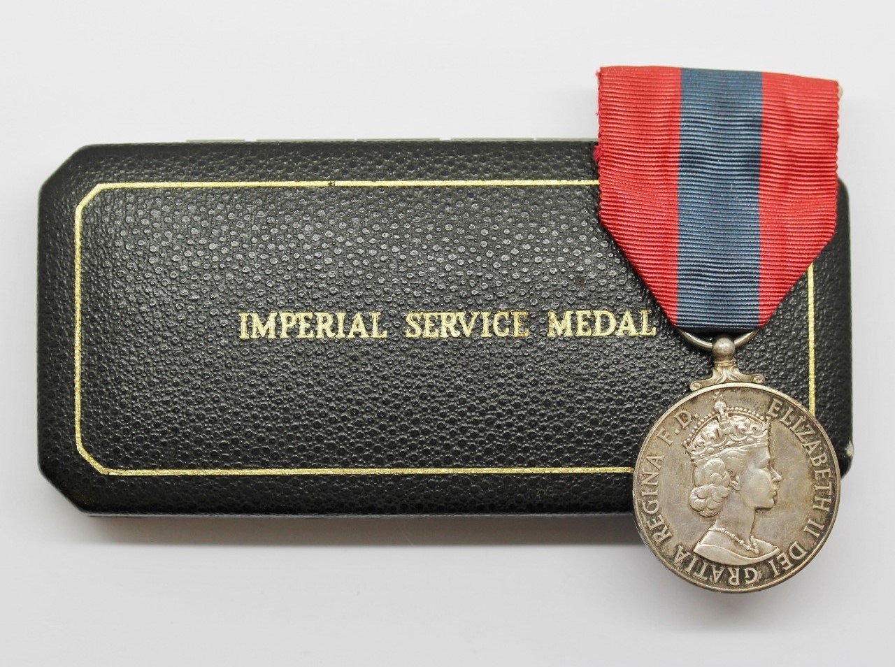 ERII Imperial Service Medal in Box of Issue - Harry Ernest Arthur Styles