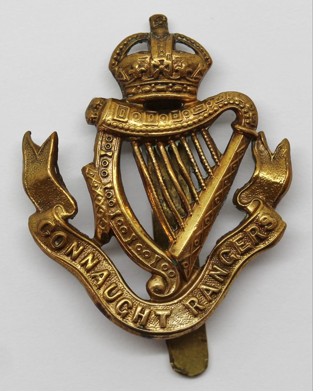 Connaught Rangers Cap Badge - King's Crown