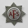 Auxiliary Fire Service (A.F.S.) Cap Badge