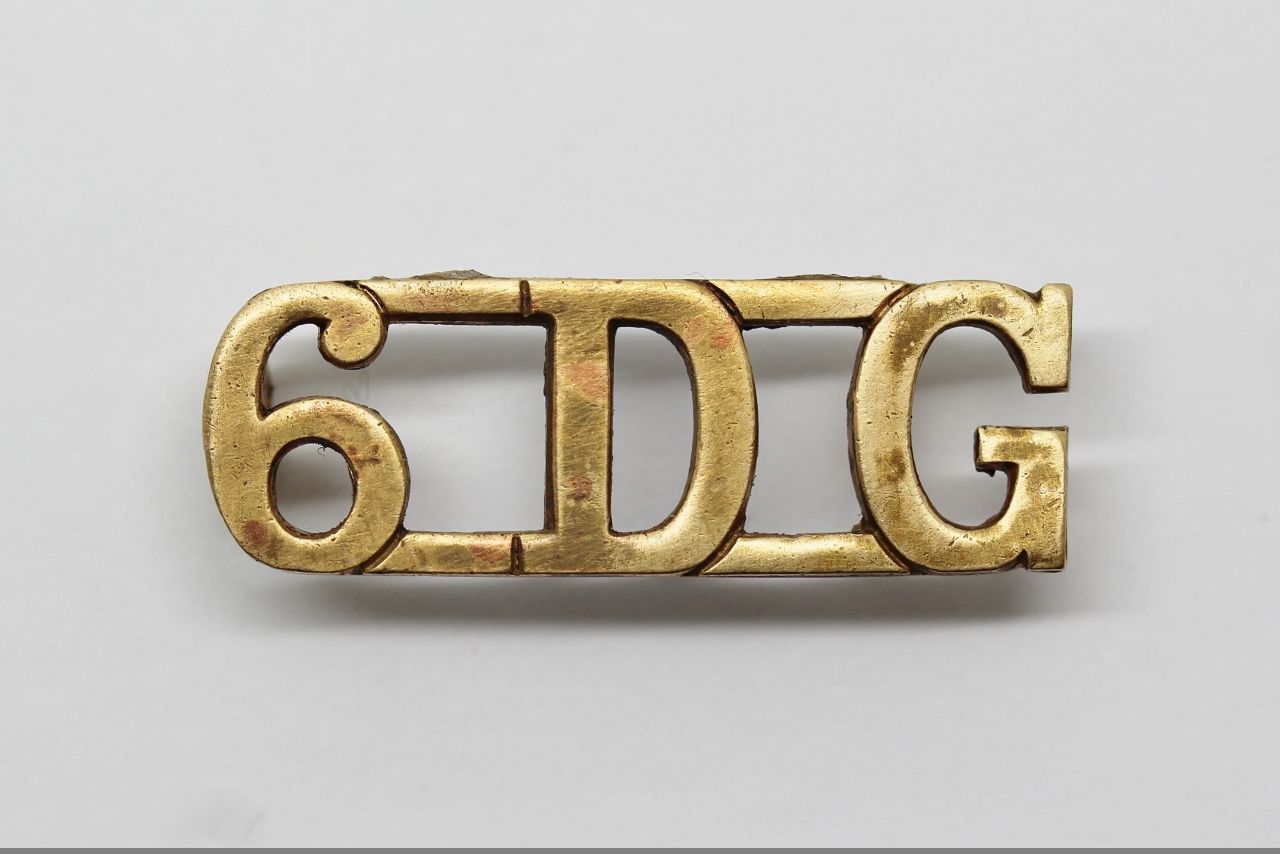 6th Dragoon Guards Carabineiers (6 D G) Shoulder Title