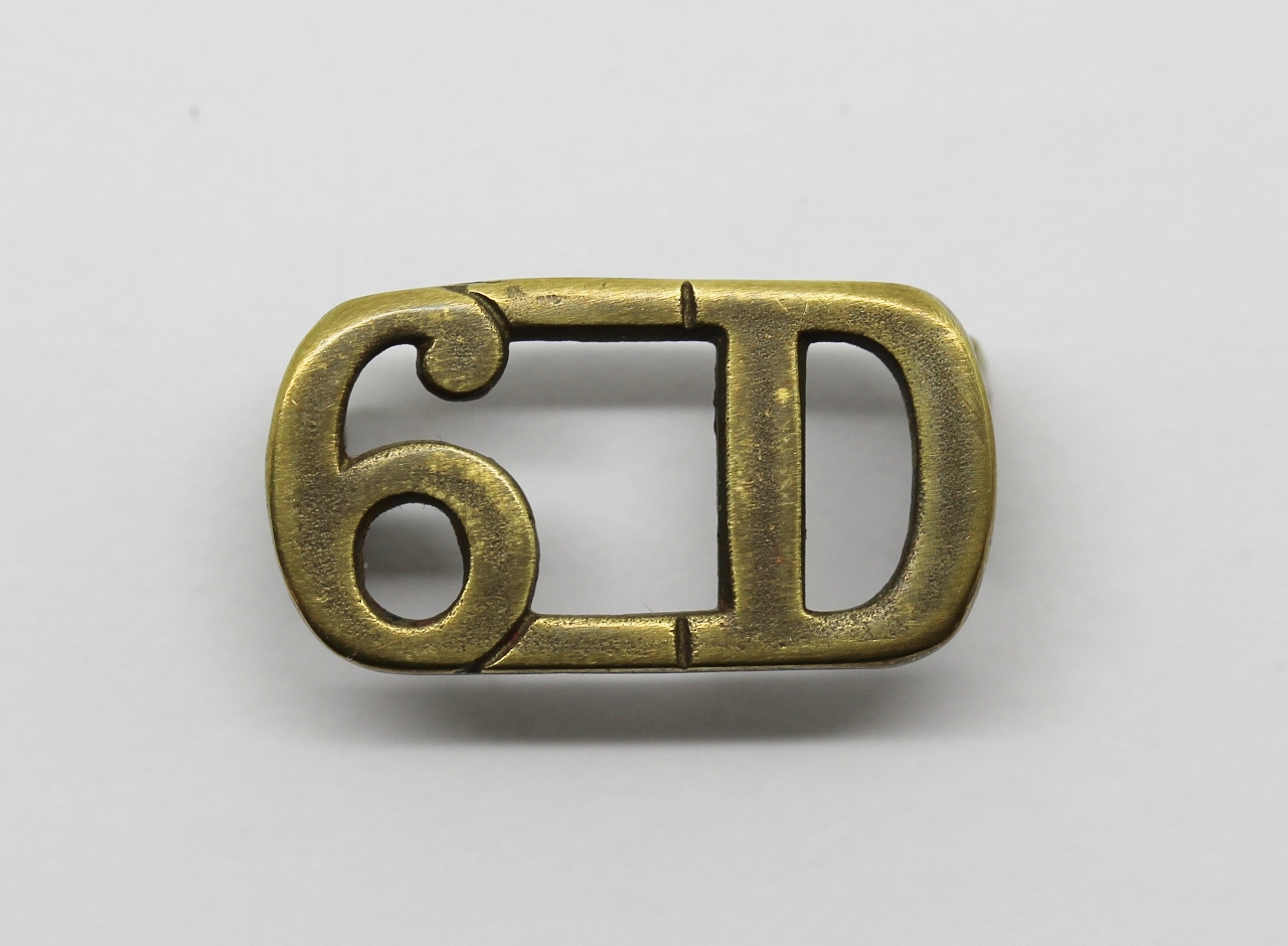 6th Inniskilling Dragoons (6D) Shoulder Title