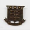 WW1 Army Ordnance Corps Officer's Service Dress Collar Badge