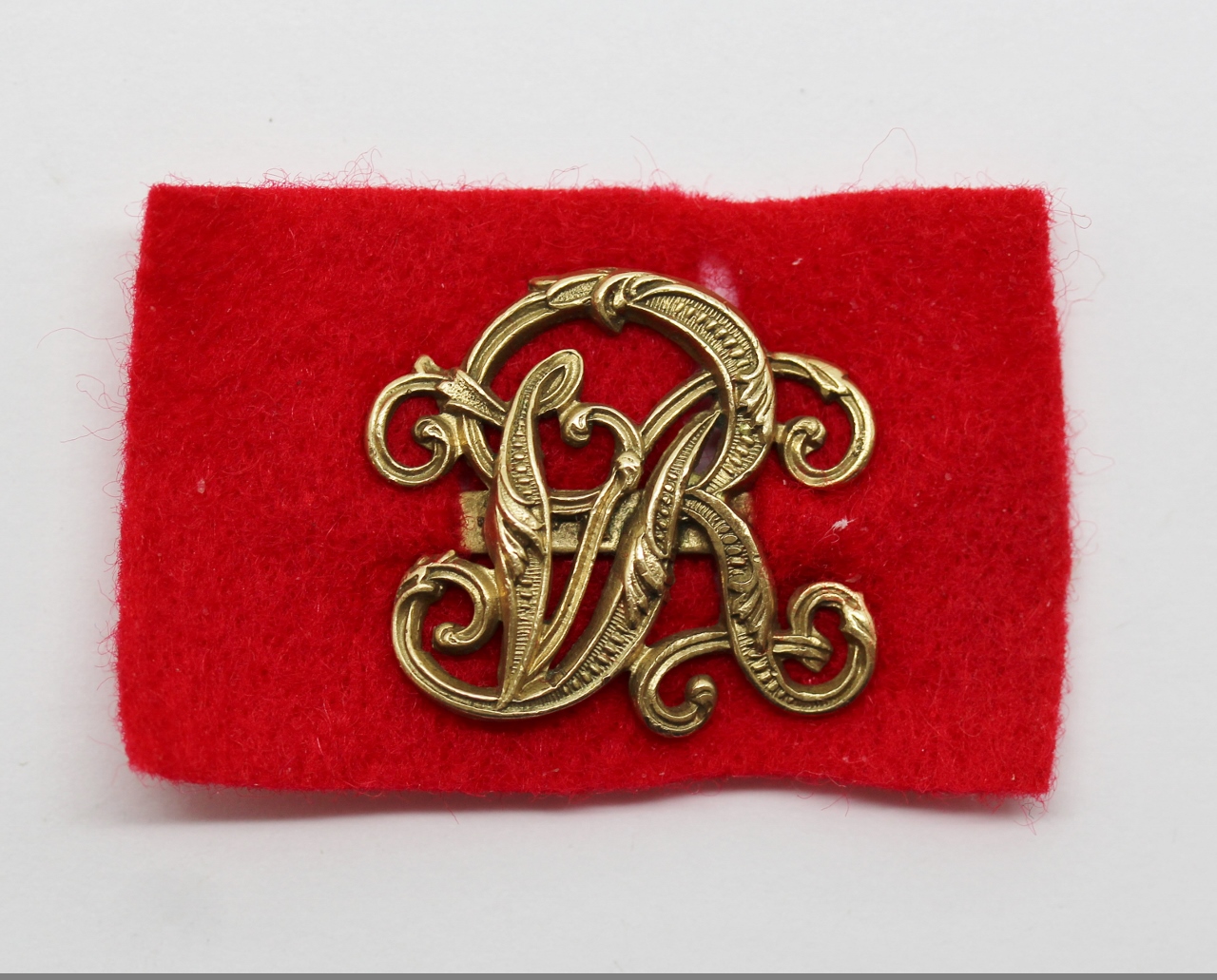 Victorian Corps of Military Police V.R. Cypher Helmet Plate Centre